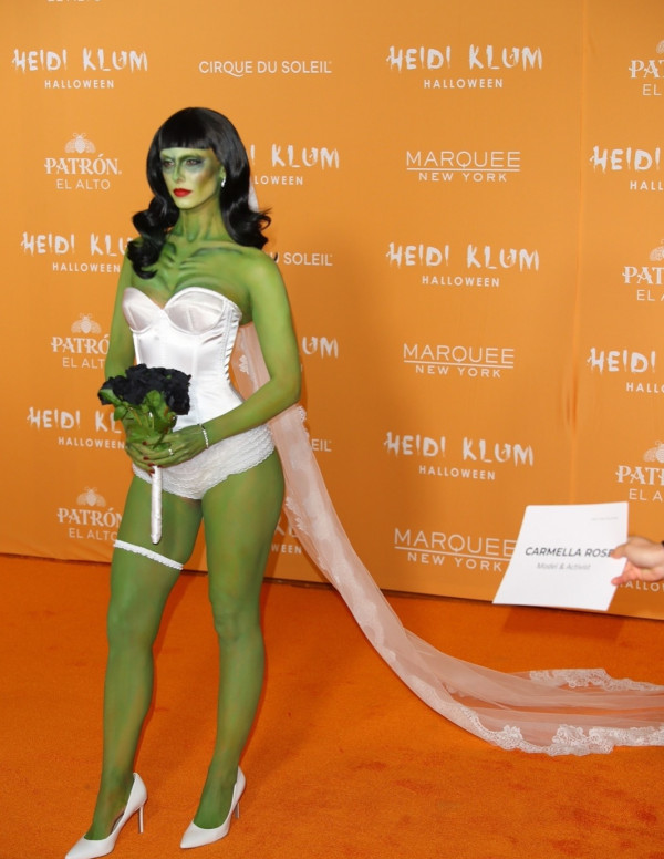 Carmella Rose à la soirée Halloween d'Heidi Klum à New York