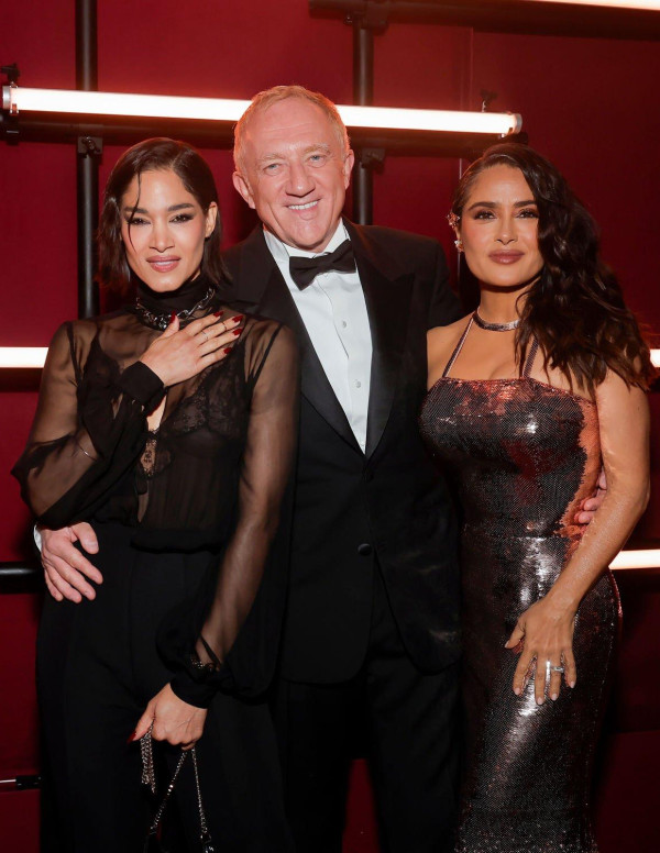 Salma Hayek accompagné de son mari au gala LACMA Art+Film à Los Angeles