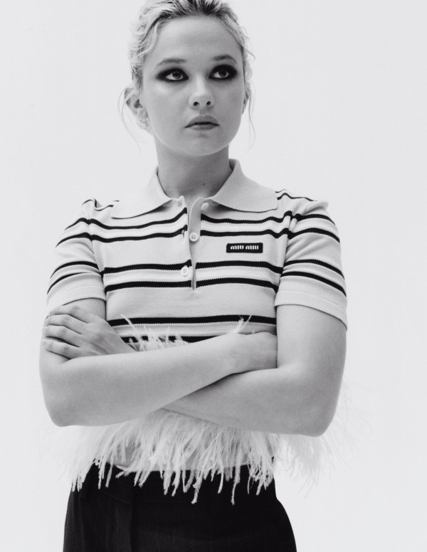 Cailee Spaeny dans HommeGirls magazine