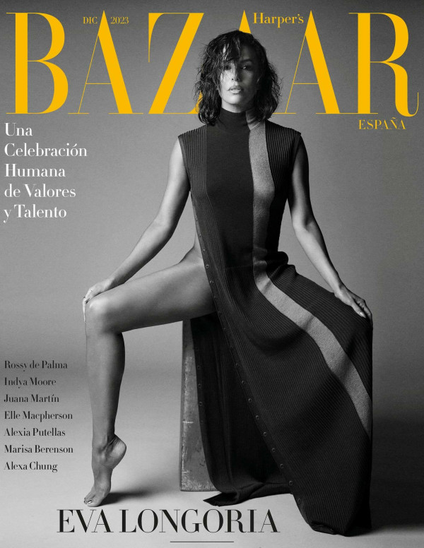 Eva Longoria, une icône de la mode en couverture d'Harper's Bazaar Espagne