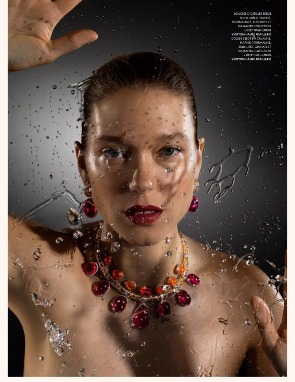 Léa Seydoux dans Vanity Fair magazine ( France )