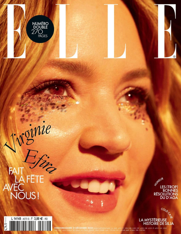 Virginie Efira, une actrice rayonnante en couverture de Elle Magazine France