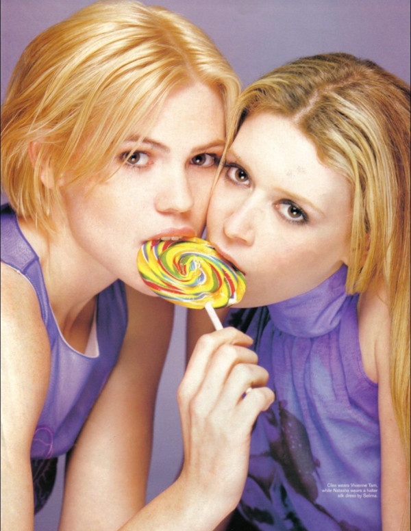 Clea Duvall & Natasha Lyonne en shooting par Lynn Goldsmith
