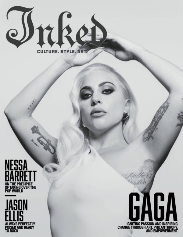 Lady Gaga dans Inked Magazine