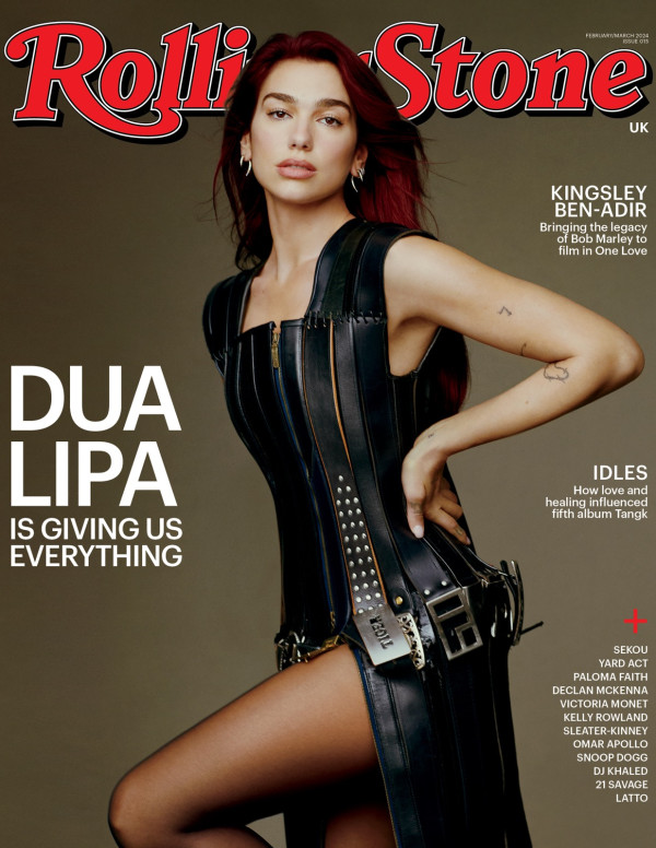 Dua Lipa dans Rolling Stone magazine