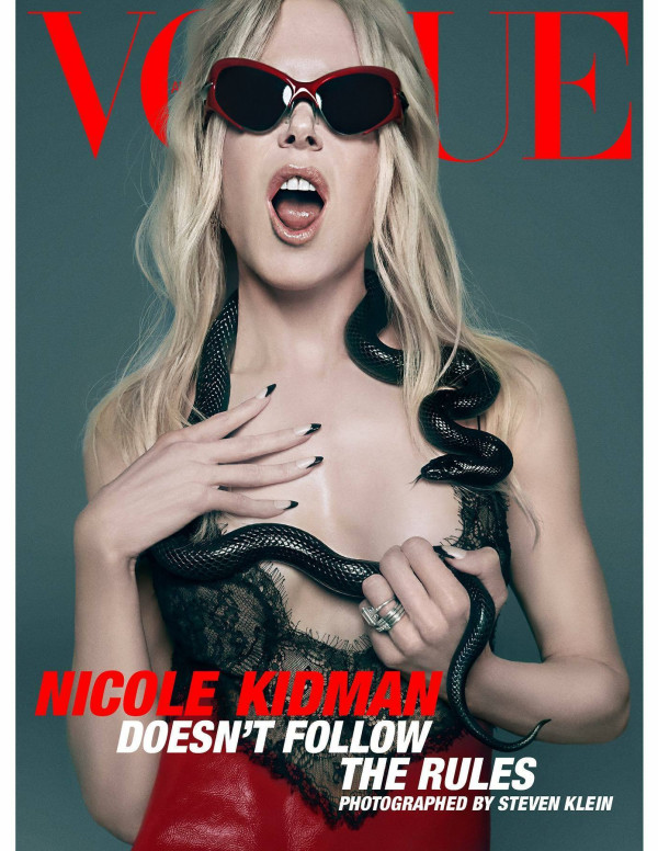 Nicole Kidman en couverture de Vogue magazine ( Australie )