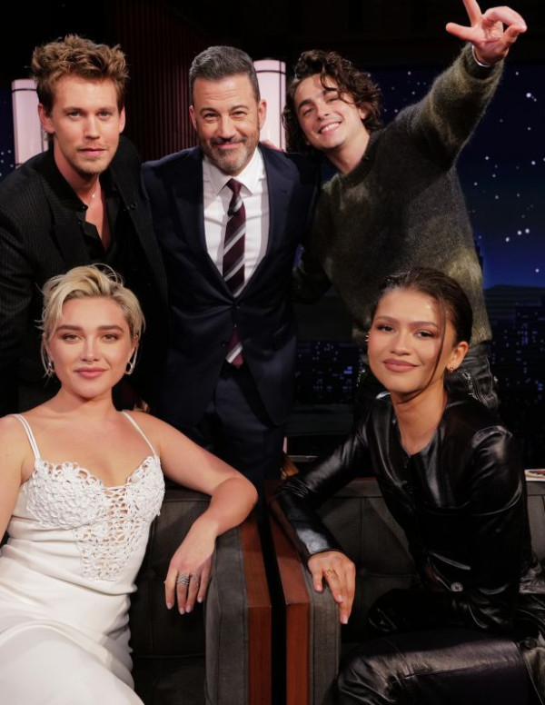 Florence Pugh & Zendaya dans l'émission Jimmy Kimmel Live!