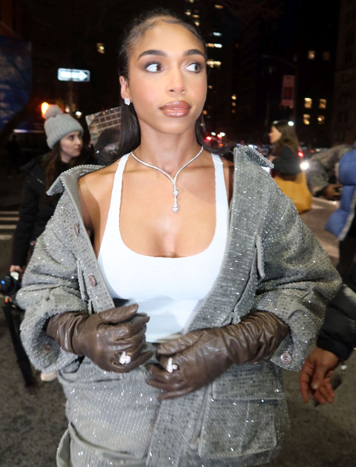 Lori Harvey à New York pour le défilé Marc Jacobs