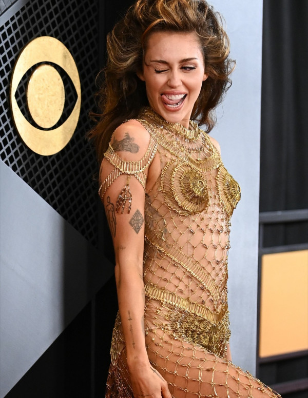 Miley Cyrus aux Grammy Awards à Los Angeles