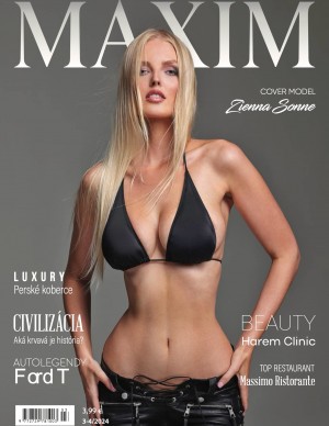 Zienna Sonne sexy dans Maxim magazine ( Slovaquie )
