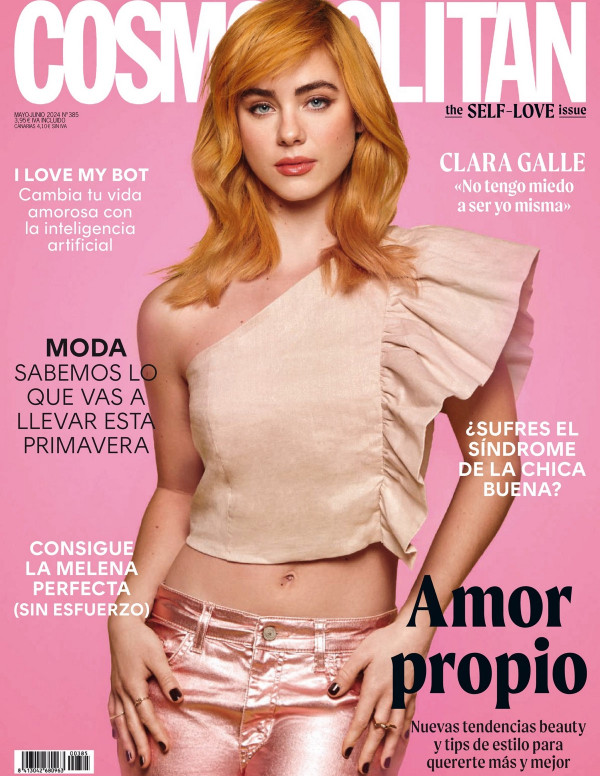 Clara Galle dans Cosmopolitan magazine ( Espagne )