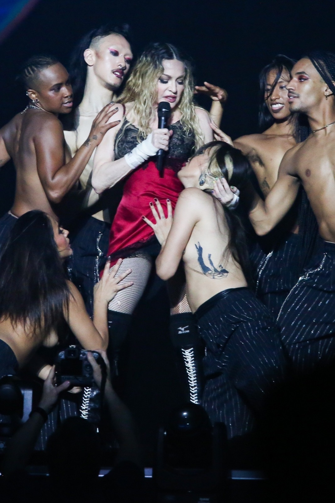 Madonna en concert au Copacabana Beach à Rio de Janeiro