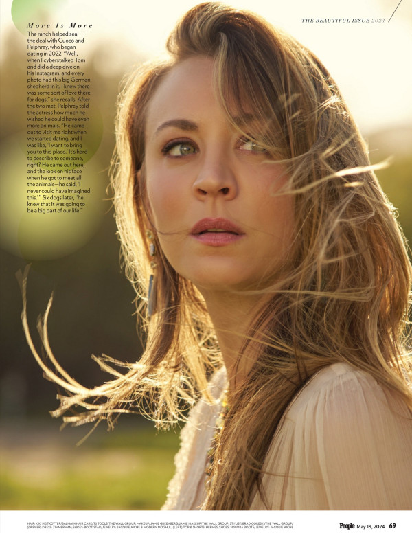 Kaley Cuoco dans People Magazine 
