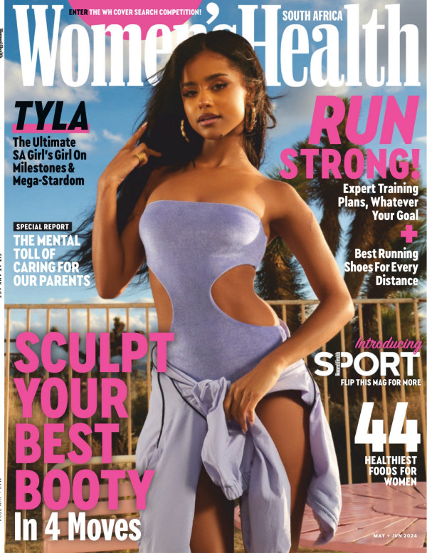 Tyla dans Women's Health magazine ( Afrique du Sud )
