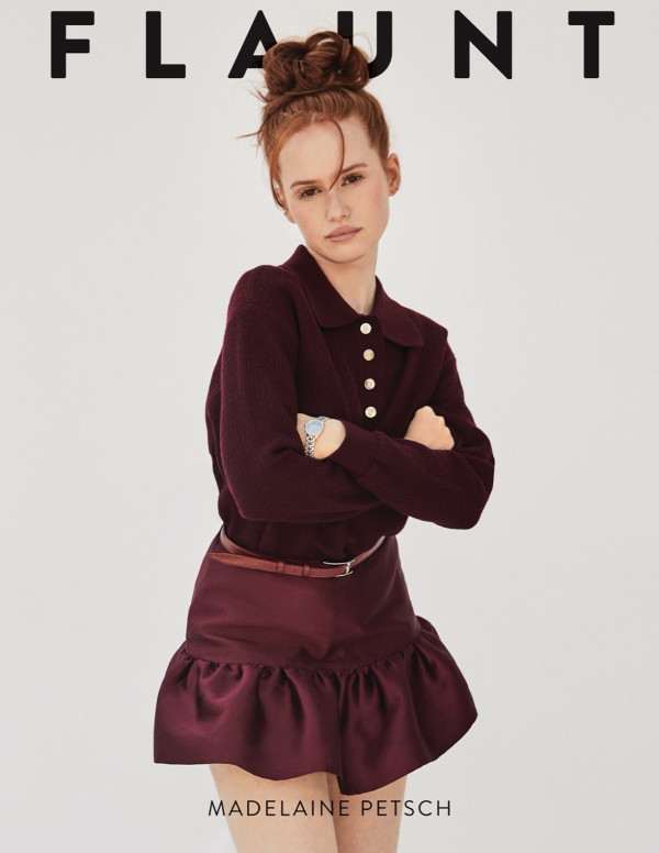 Madelaine Petsch dans Flaunt Magazine