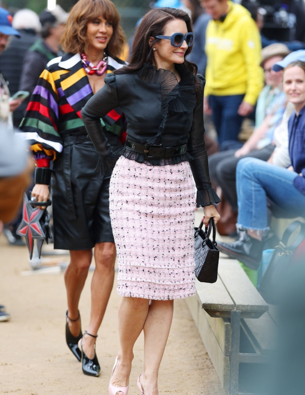 Kristin Davis & Nicole Ari Parker sur le tournage de And Just Like That