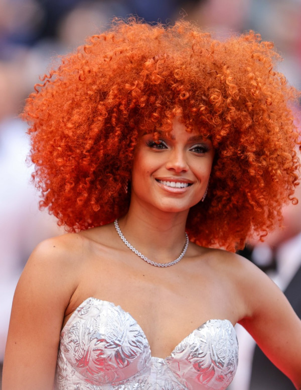 Alicia Aylies à Cannes pour la projection du film Le Deuxième acte