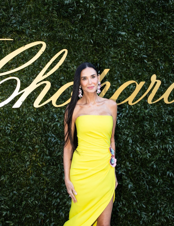 Demi Moore à Cannes pour le diner Chopard