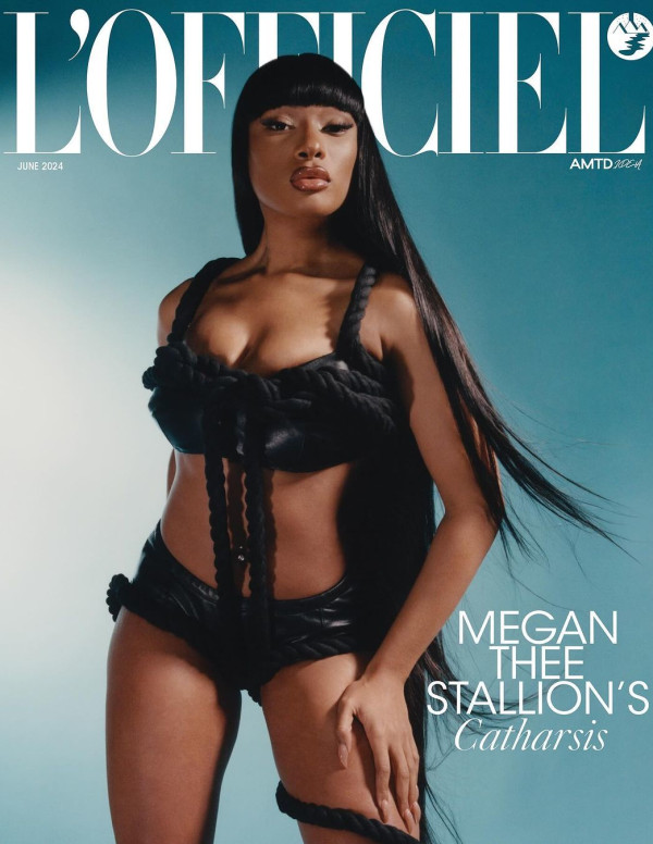 Megan Thee Stallion dans L'officiel magazine