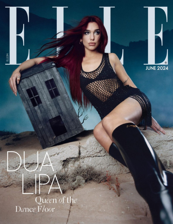 Dua Lipa dans Elle Magazine