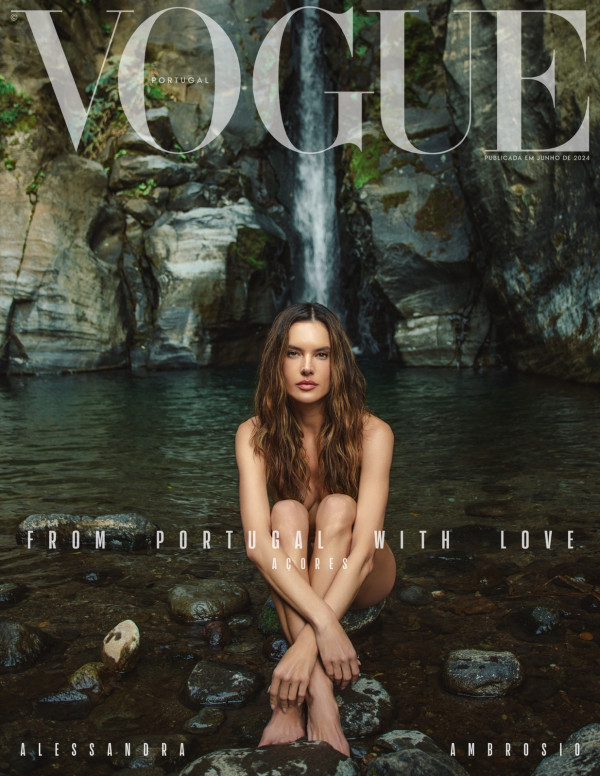 Alessandra Ambrosio enchante Vogue ( Portugal )