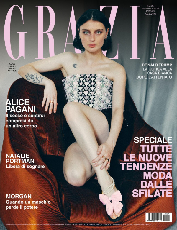 Alice Pagani dans Grazia magazine