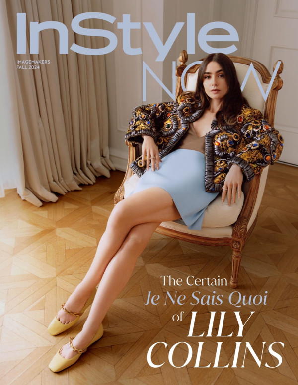 Lily Collins dans InStyle Magazine