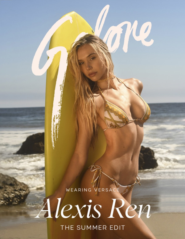 Alexis Ren sexy dans Galore Magazine