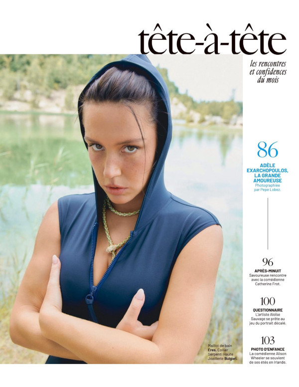Adèle Exarchopoulos : Quand le regard intense devient une philosophie de mode