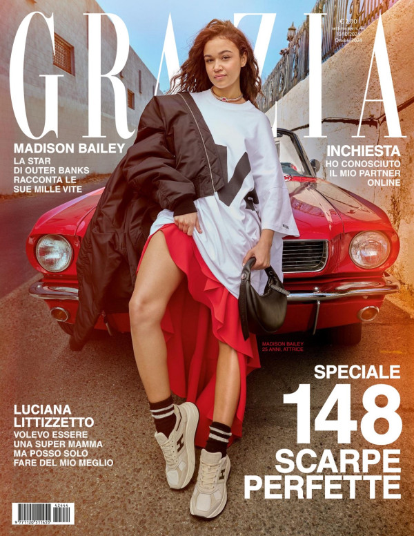Madison Bailey dans Grazia Italia, l'actrice devient icône de style
