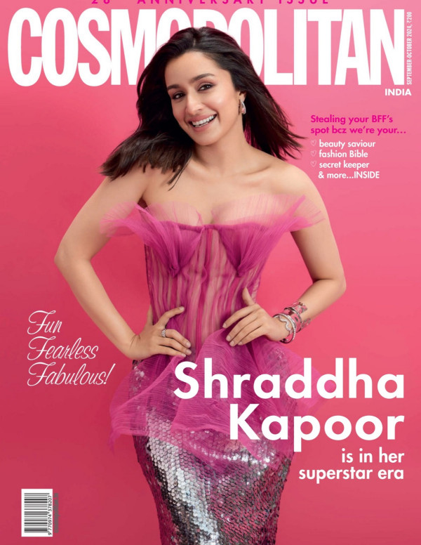 Shraddha Kapoor - En couverture de Cosmopolitan