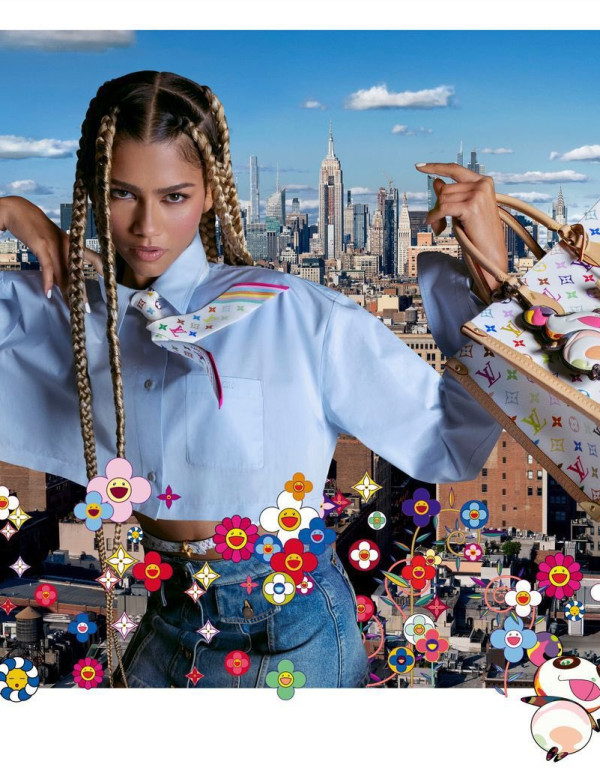 Zendaya x Murakami : mode, pandas et explosion de couleurs