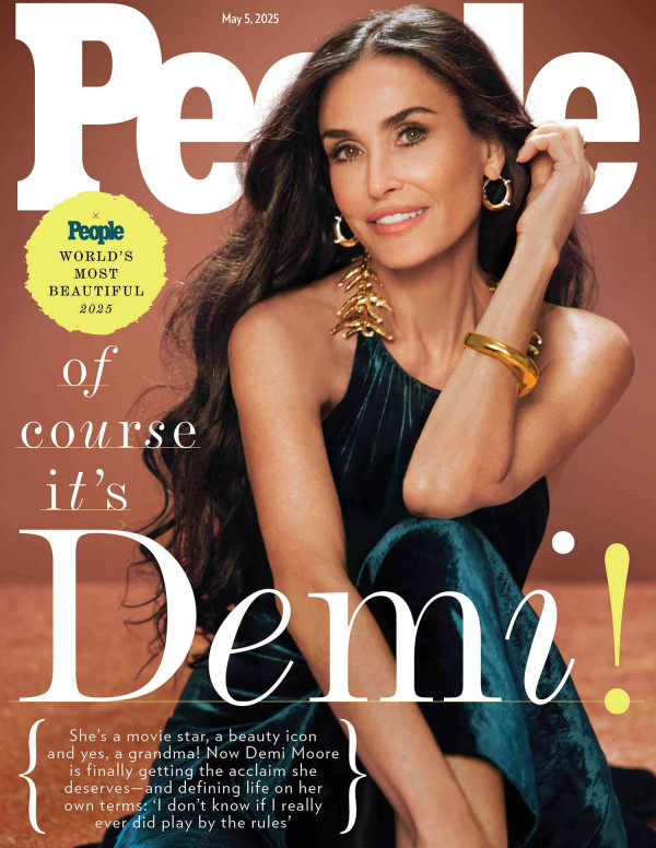 Demi Moore, icône intemporelle pour People Magazine