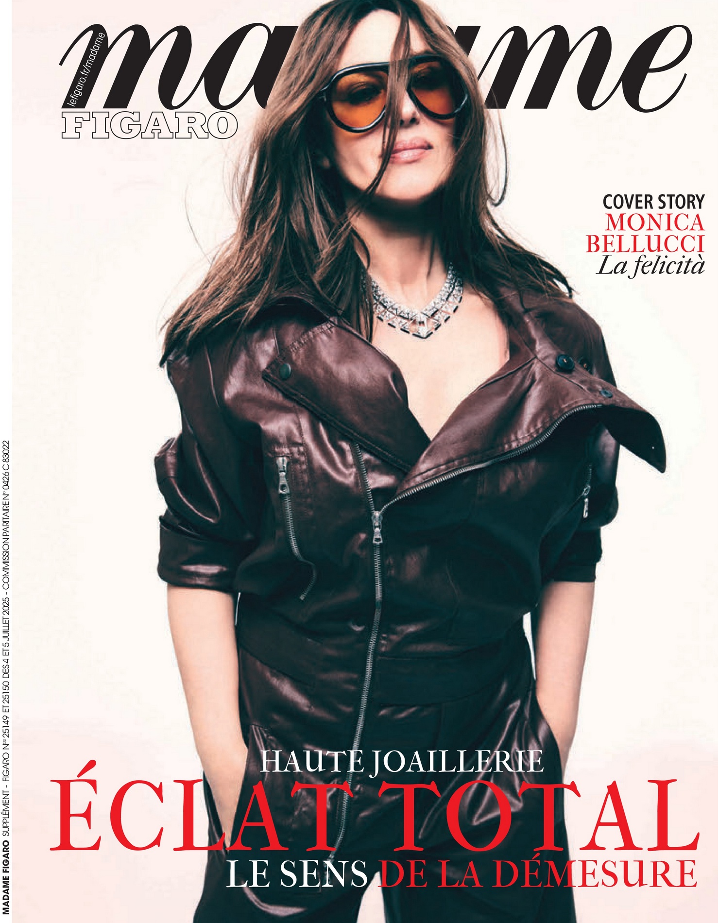 Monica Bellucci règne en cuir pour Madame Figaro !