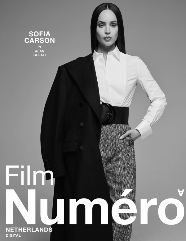 Sofia Carson – Numéro Netherlands Digital en manteau oversize chic