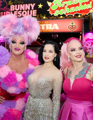 Dita von Teese au gala d’ouverture du German Burlesque Festival à Hambourg