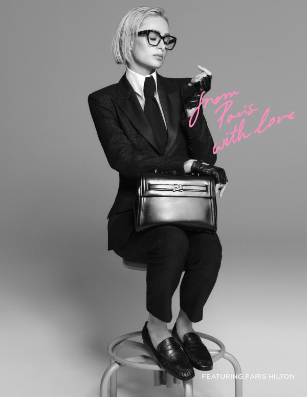 Paris Hilton en shooting pour la campagne Karl Lagerfeld automne hiver 2025