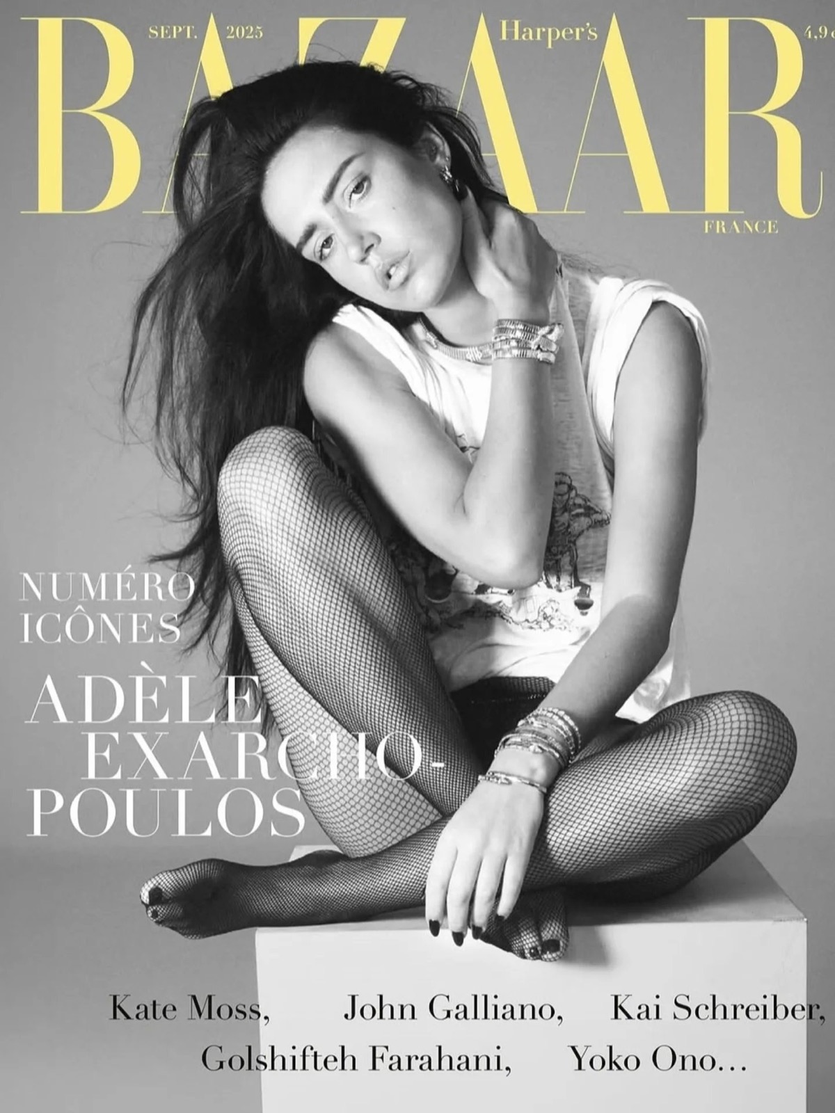Adèle Exarchopoulos en shooting pour Harper’s Bazaar France
