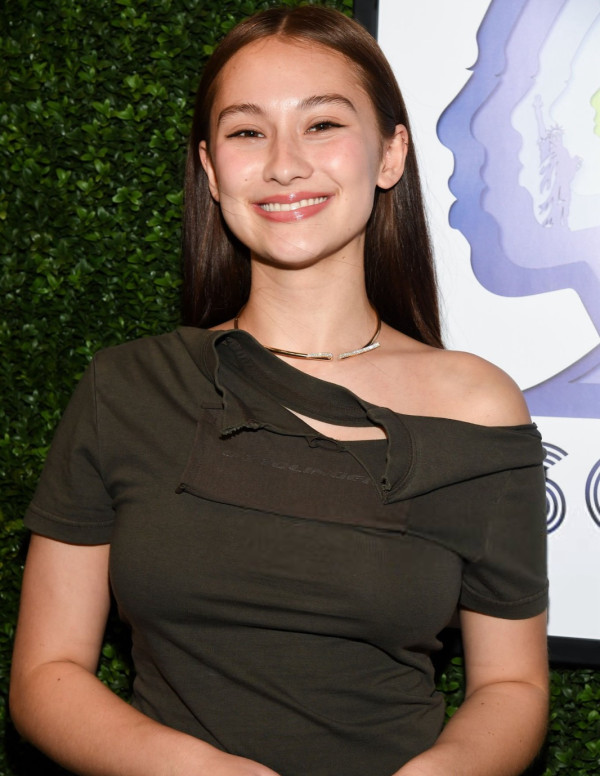 Lola Tung au photocall de la finale femmes de l’US Open 2025