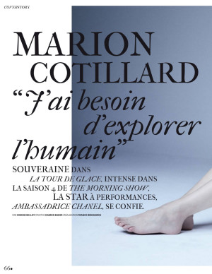 photos Marion Cotillard