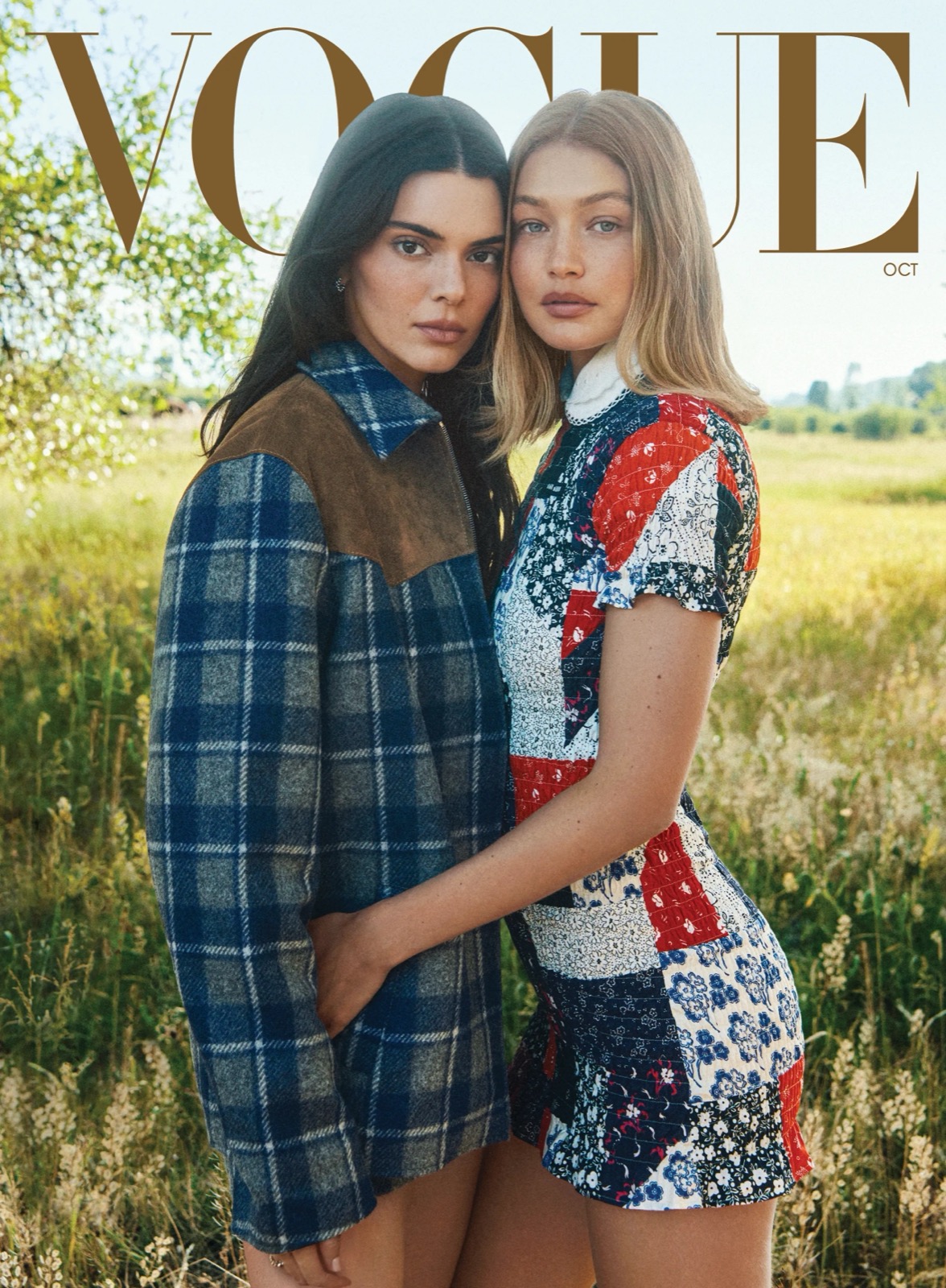 Kendall Jenner et Gigi Hadid dans le magazine Vogue d’octobre 2025