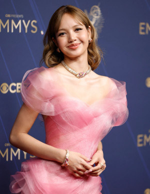 Lisa au tapis rouge des Emmy Awards à Los Angeles