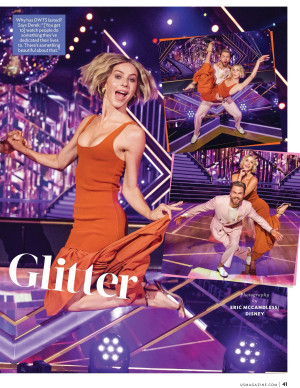 Julianne Hough enflamme le dancefloor céleste pour Us Weekly