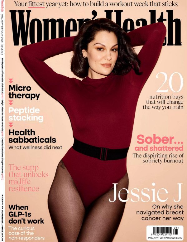 Jessie J en couverture du magazine Women’s Health UK