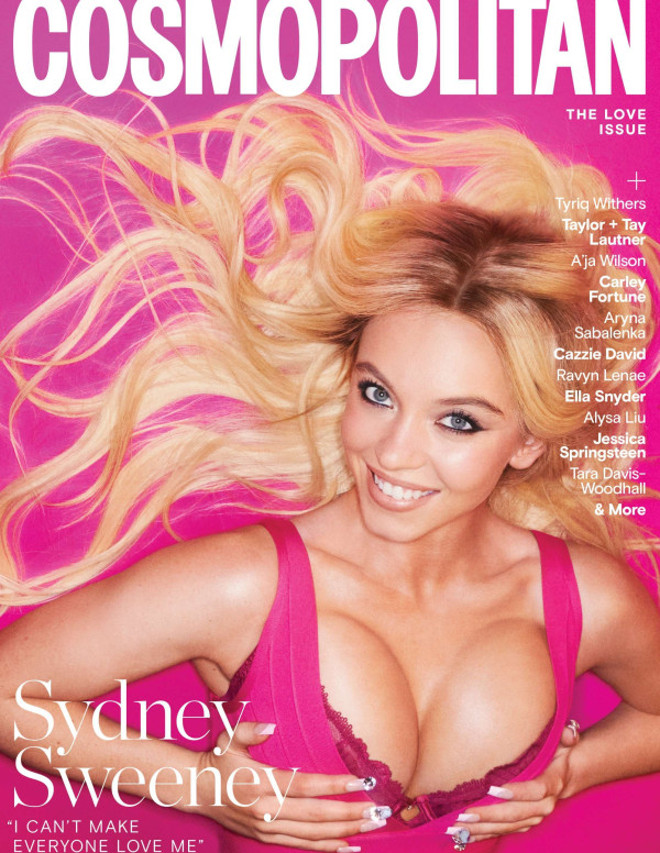 Sydney Sweeney pour Cosmopolitan, amour affiché, chaleur assumée
