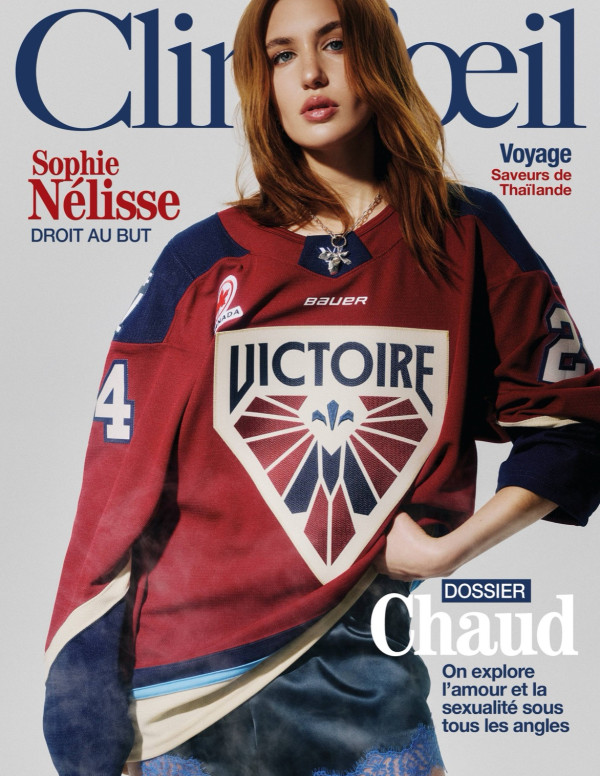 Sophie Nélisse en séance magazine Clin d’œil, elle met le hockey K.O. sans patins