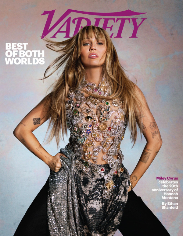 Miley Cyrus en séance magazine, le glam a pris un coup de jus