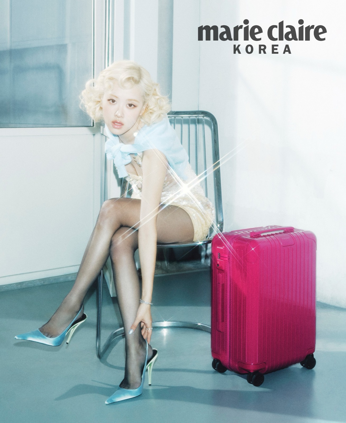 Rosé transforme Marie Claire Korea en départ chic sous haute tension