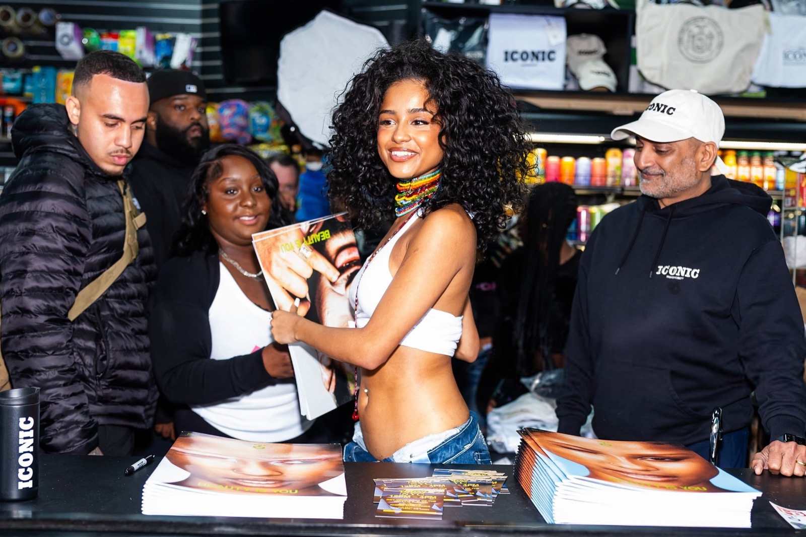 Tyla met le feu au pop-up beauté d’i-D Magazine à New York