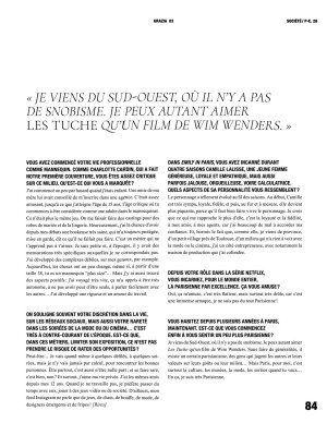 photos Camille Razat